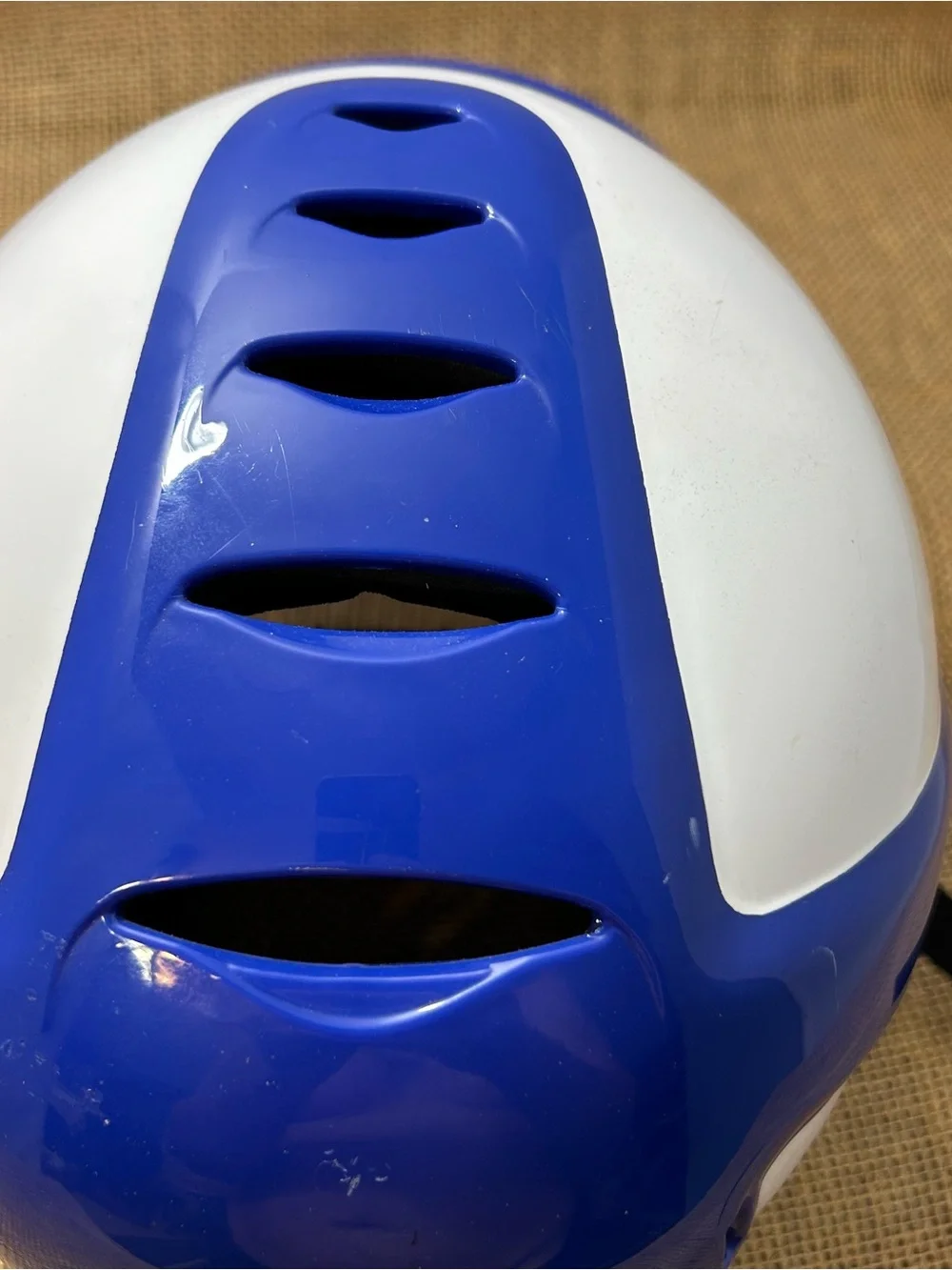 RIP-IT Softball Blue and White Batting Helmet S/M 6 6 7/8